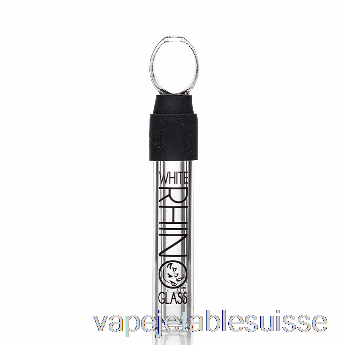 Vape Suisse Verre De Rhinocéros Blanc Curseur émoussé Clair